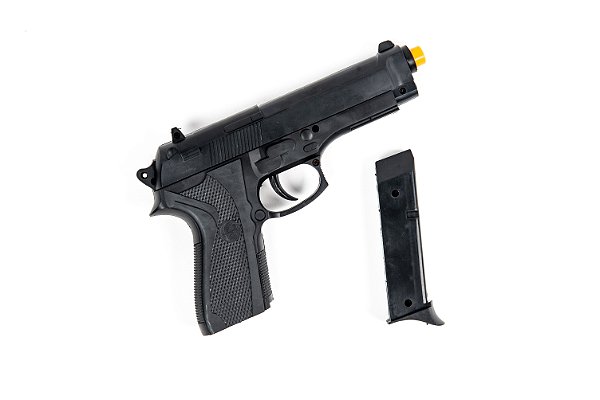 Pistola Airsoft Colt 1911 Spring - Plástico - Toy - Calibre 6,0mm