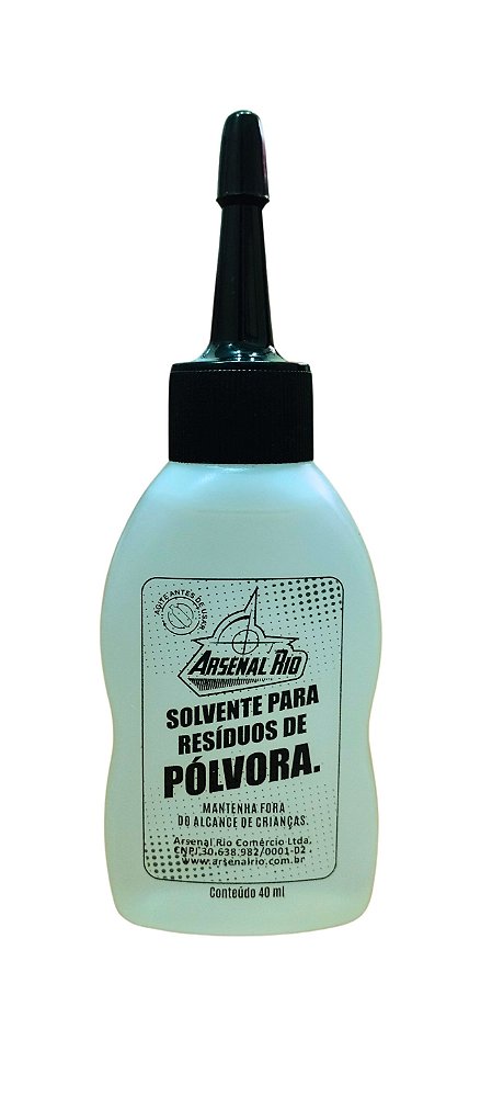 Solvente Para Resíduos De Pólvora 40ml Arsenal Rio