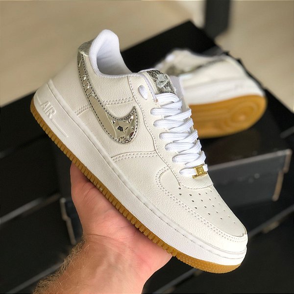 Air Force Cr7 Branco/Prata
