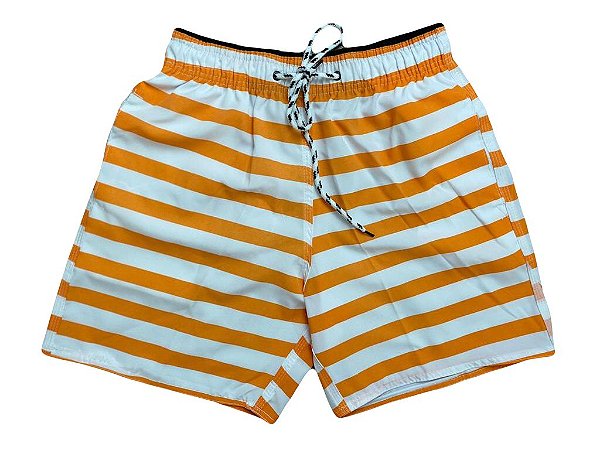 Shorts Bermuda Tactel Listra Média Masculino