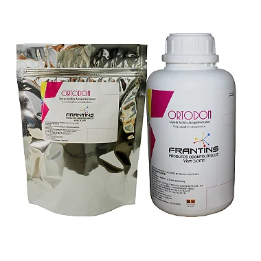 Kit Resina Ortodon 450g + Líquido 500ml