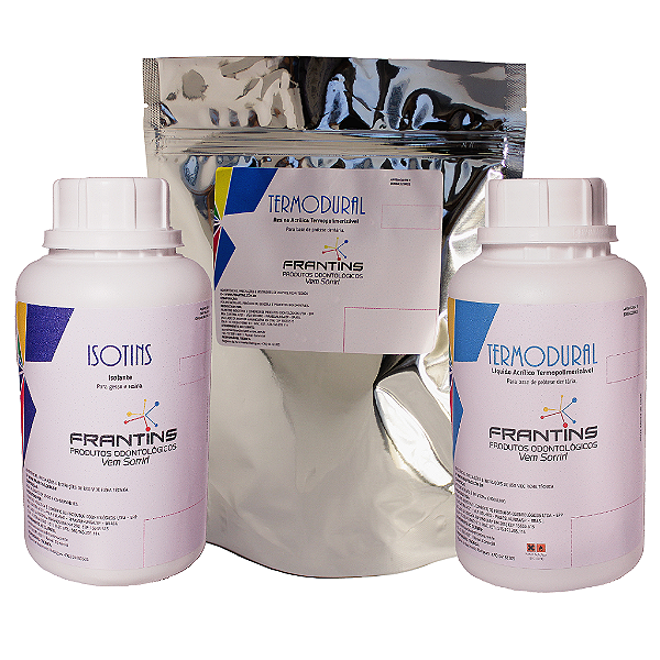 Kit Resina Termodural 450g Frantins – Resina + Líquido + Isolante