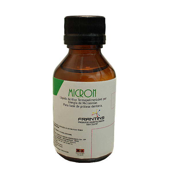 Líquidos Micron com Croslink Frantins – Termopolimerizável para Micro-ondas