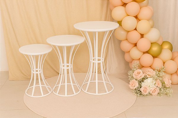 KIT 3 MESAS ELEGANTE