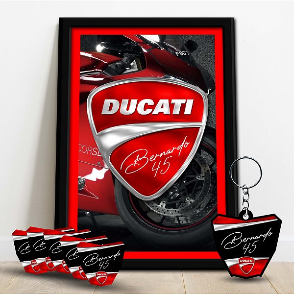 Combo - Quadro Decorativo - Ducati