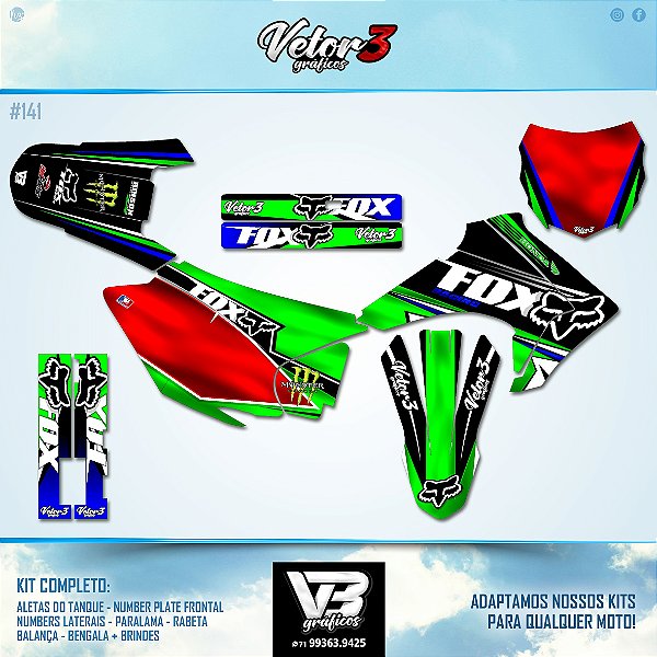 Adesivos - Motocross Trilha Crf