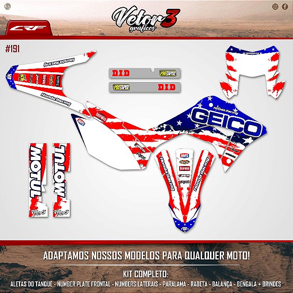 Kit Gráfico Crf 250 F - 79