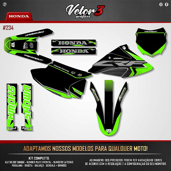 Imagem Graphics - Adesivos personalizados para motos off-road