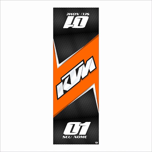 Tapete Moto KTM - Pequeno Personalizado