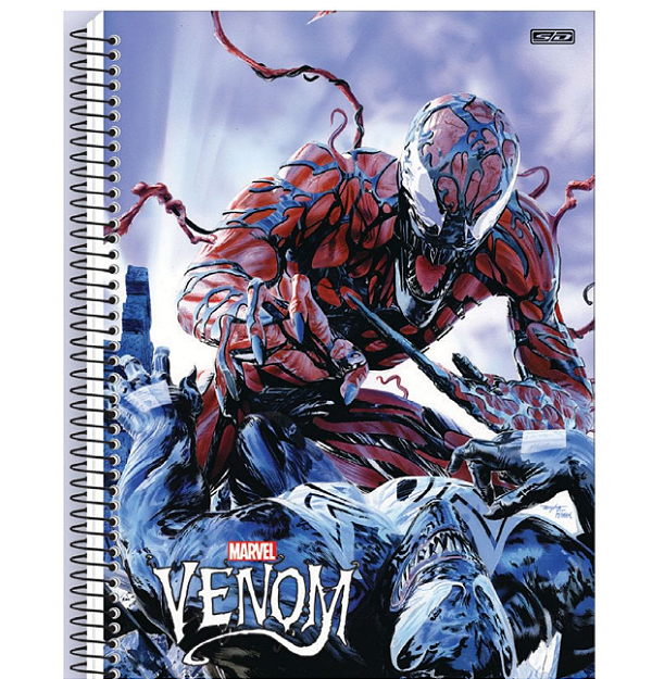 Caderno 10M São Domingos Marvel Venom