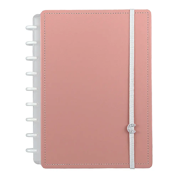 Caderno Inteligente Rose Pastel - Médio
