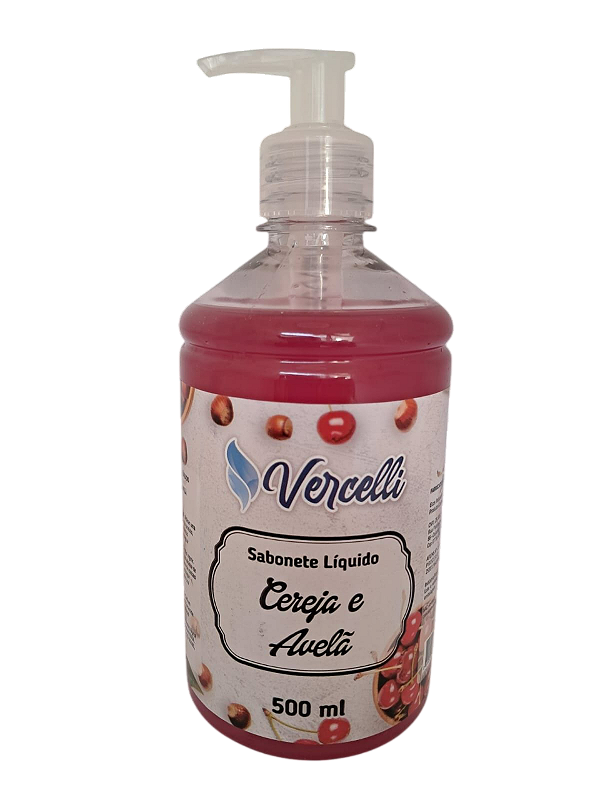 Sabonete Líquido Cereja e Avelã 500ml - Vercelli