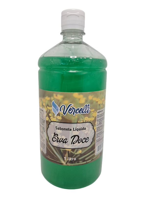 Sabonete Líquido Erva Doce 1L - Refil - Vercelli