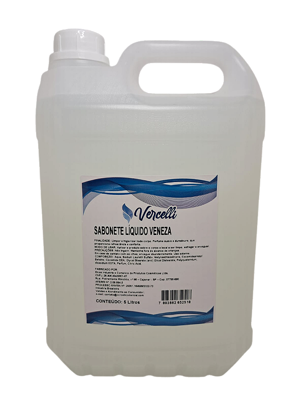 Sabonete Líquido Veneza 5L - Vercelli