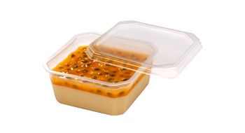 Pote Quadrado 150ML com tampa Cx c/300