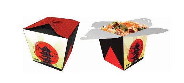 EMBALAGEM YAKISSOBA BOX 500ML C/50 [PRETA]