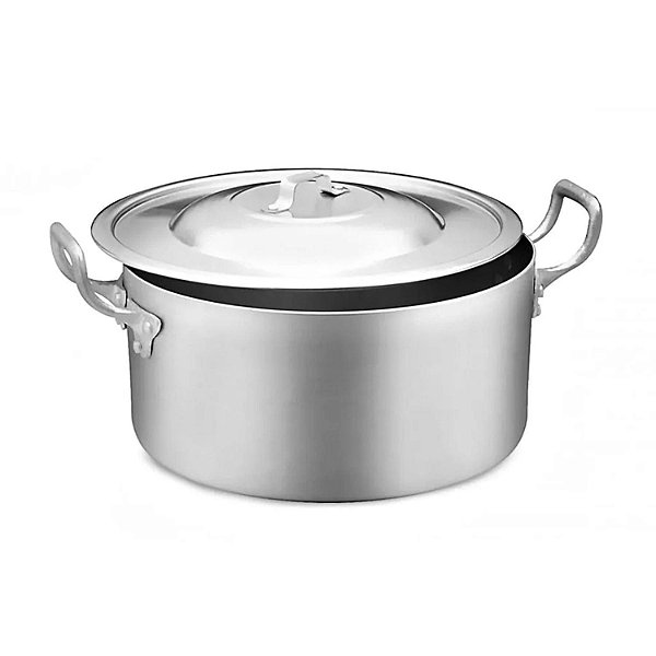 Caçarola Real Alumino 45 30,4lt c/ Tampa