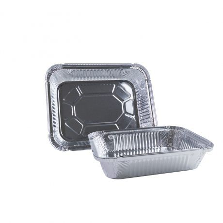 Bandeja Alumínio 170  1100ml  Pra Viagem Cx  c/100