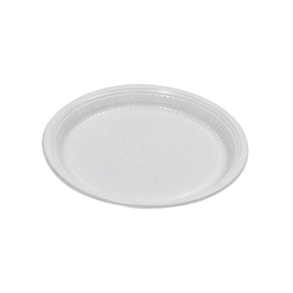 Prato 26cm Branco Zettapack - Pct c/10 Uni.