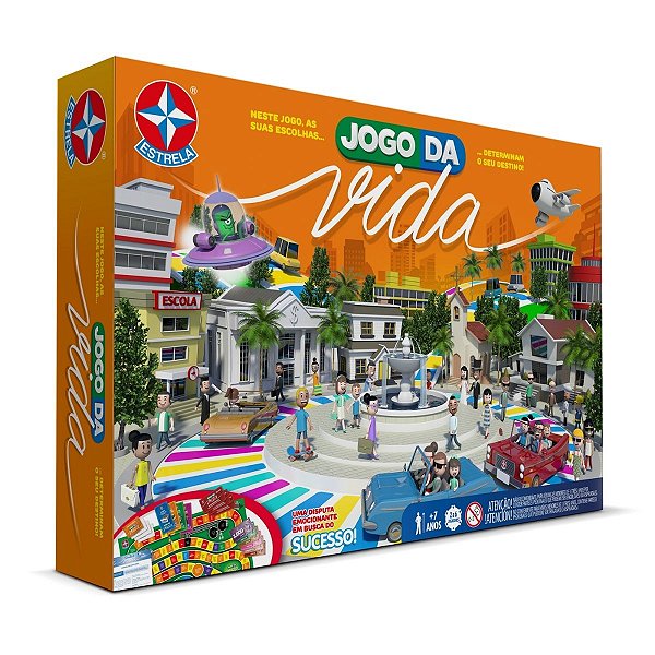 Jogo Da Vida jogo tabuleiro - Estrela brinquedos