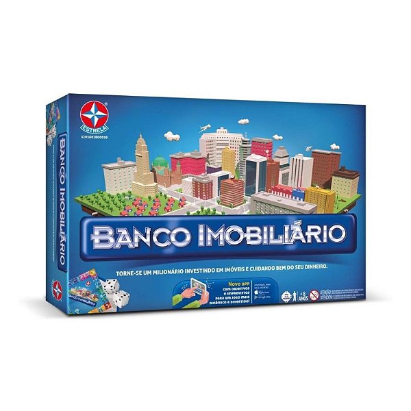 Jogo Banco Imobiliário Grande Tabuleiro - Estrela