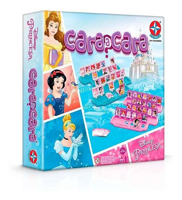 Jogo Cara A Cara Princesas Disney Estrela Brinquedo