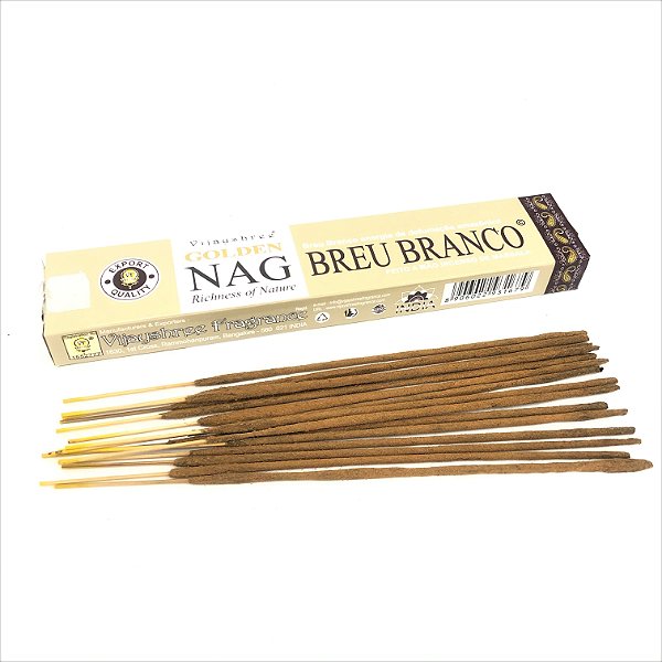 Incenso Nag Golden Vareta - Breu Branco