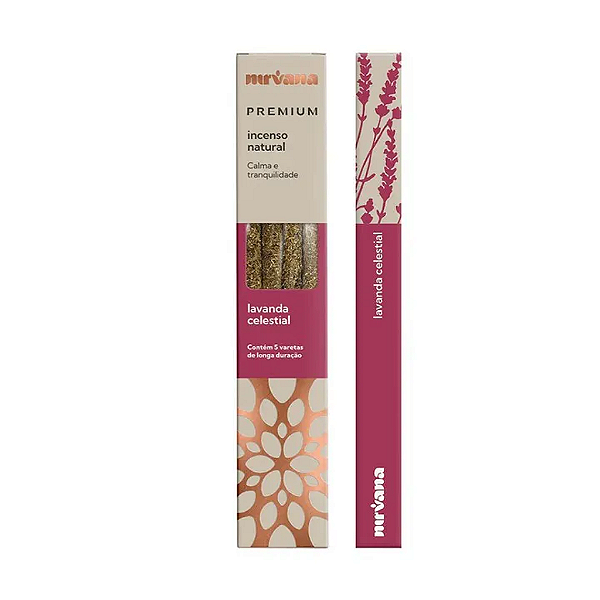 Incenso Nirvana Premium Vareta - Lavanda Celestial