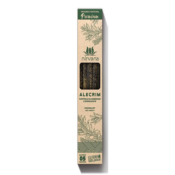 Incenso Nirvana Premium Vareta - Alecrim