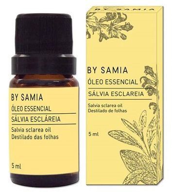 By Samia Óleo Essencial Sálvia Esclaréia 5ml