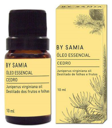 By Samia Óleo Essencial Cedro 10ml