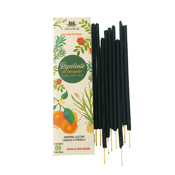 Incenso Nirvana Natural Vareta - Repelente de Mosquitos
