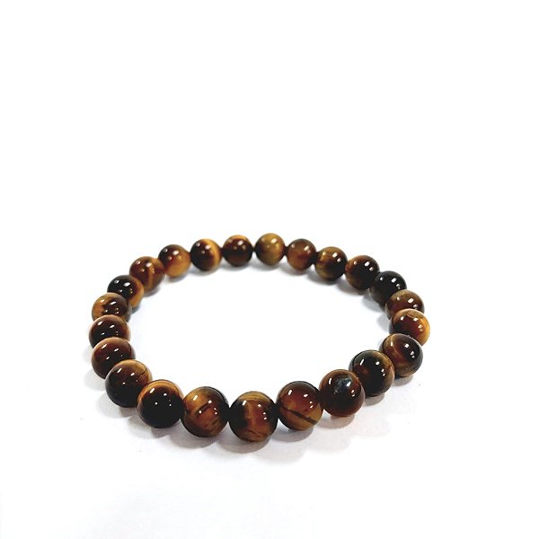 Pedra Olho de Tigre Pulseira Bola