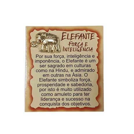 Amuleto de Metal Elefante