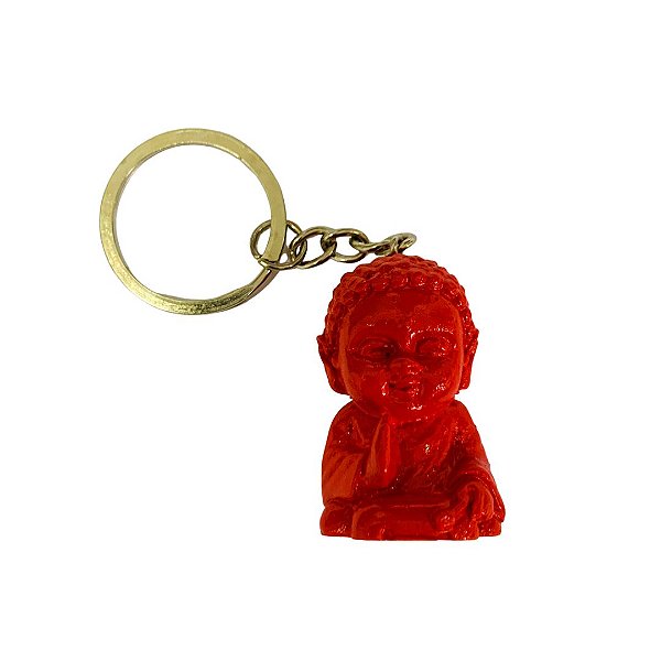 Chaveiro Mini Buda Vermelho