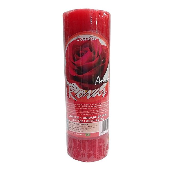 Vela 7 Dias Perfumada 265G  - Rosas