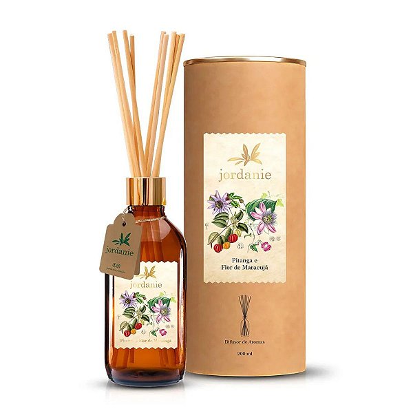 Difusor Aroma Pitanga e Flor de Maracujá 200 ml - Jordanie