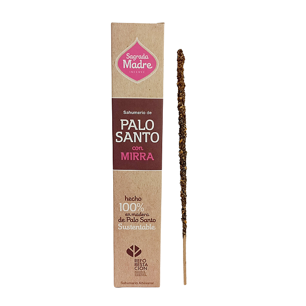 Incenso Sagrada Madre Palo Santo Vareta - Palo Santo C/ Mirra