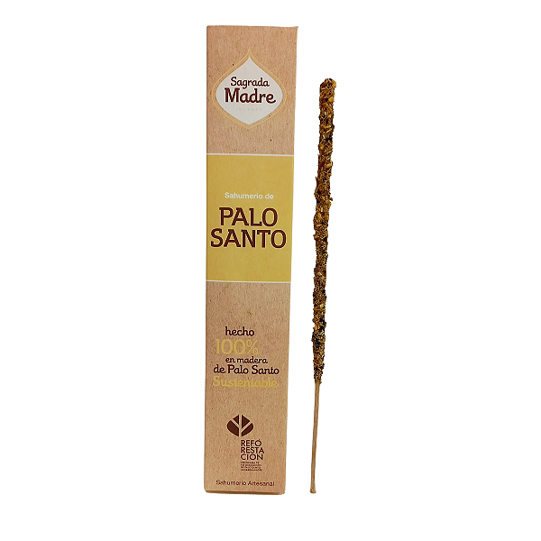 Incenso Sagrada Madre Palo Santo Vareta - Palo Santo Puro