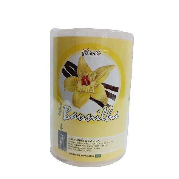 Vela Flovel Perfumada 3 Dias - Baunilha