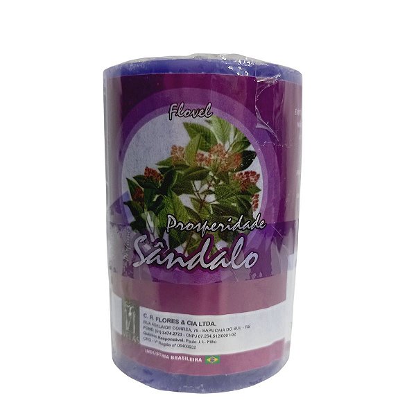 Vela Perfumada Sândalo - Flovel 125g