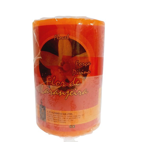 Vela Flovel Perfumada 3 Dias - Flor de Laranjeira