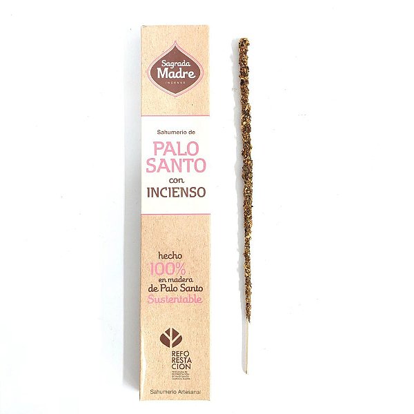 Incenso Sagrada Madre Palo Santo Vareta - Palo Santo C/ Frankincense