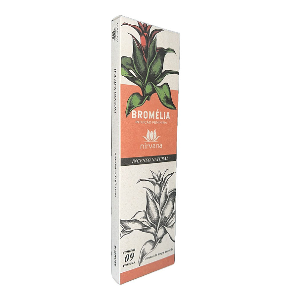 Incenso Nirvana Natural Vareta - Bromélia
