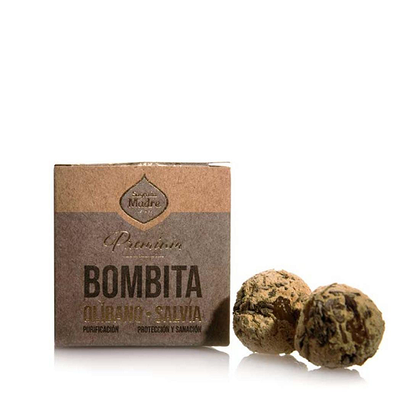 Bombinha de Defumação Sagrada Madre Premium - Olíbano e Sálvia 8 Unidades