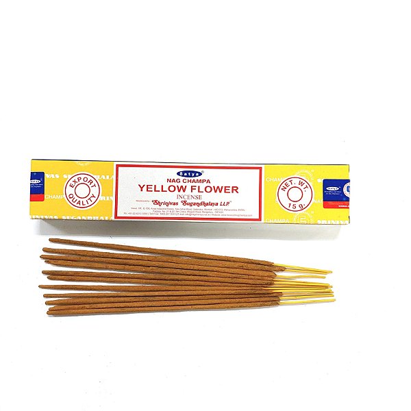 Incenso Satya Massala Vareta - Yellow Flower 15g