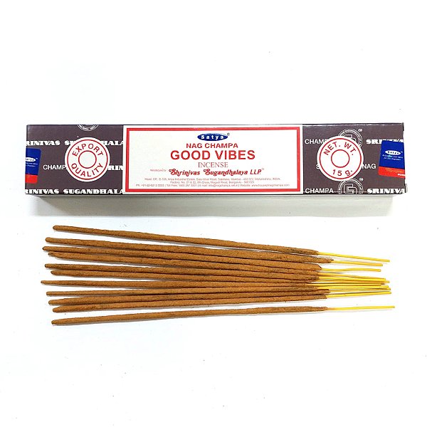 Incenso Satya Massala Vareta - Good Vibes 15g