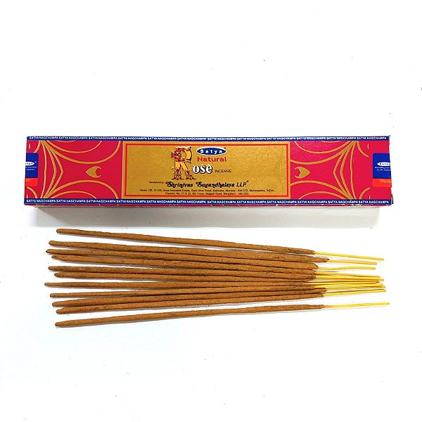 Incenso Satya Massala Vareta - Rose 15g