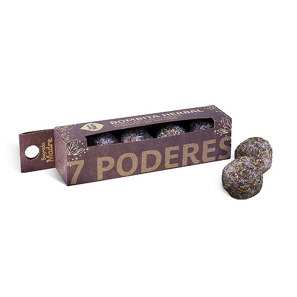 Bombinha de Defumação Sagrada Madre Herbal - 7 Poderes 4 Unidades