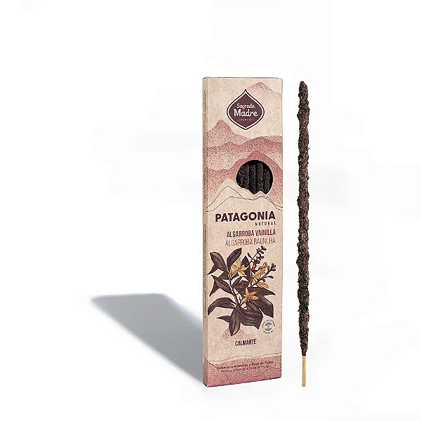 Incenso Sagrada Madre Patagônia Artesanal Vareta - Algarroba Y Vanilla